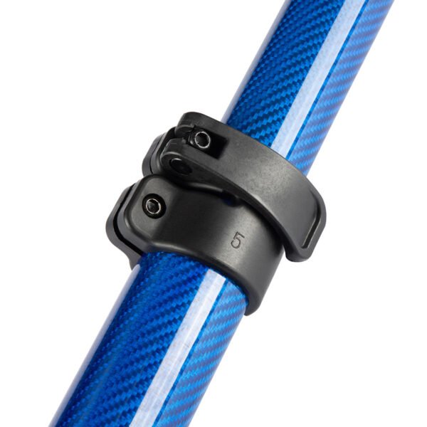 Carbiepoles Adjustable Carbon Fiber Shade Pole 38mm/1.5" Blue