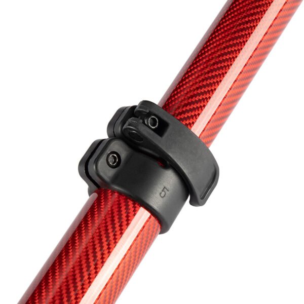 Carbiepoles Adjustable Carbon Fiber Shade Pole 38mm/1.5" Red