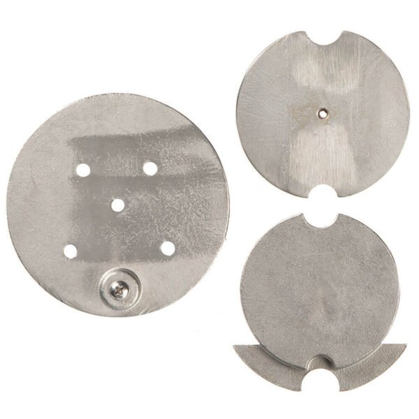 Carbiepoles™ Separating Mounting Base & Cover Plate Set 53mm/2" (Stainless Steel)