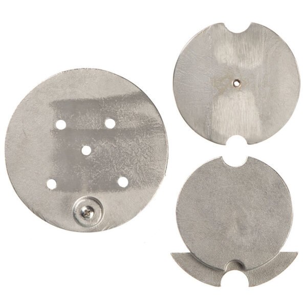 Carbiepoles™ Separating Mounting Base & Cover Plate Set 38mm/1.5" (Stainless Steel)