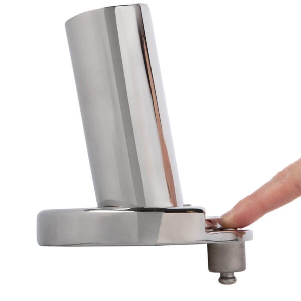 Carbiepoles™ Separating Mounting Base & Cover Plate Set 38mm/1.5" (Stainless Steel)
