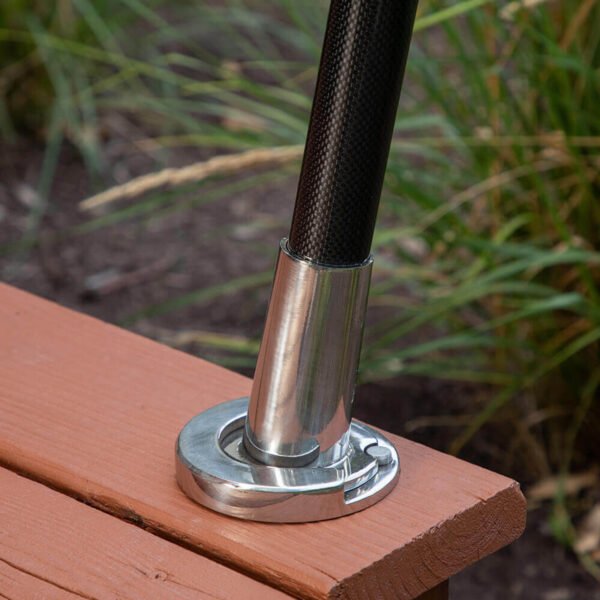 Carbiepoles™ Separating Mounting Base & Cover Plate Set 53mm/2" (Stainless Steel)