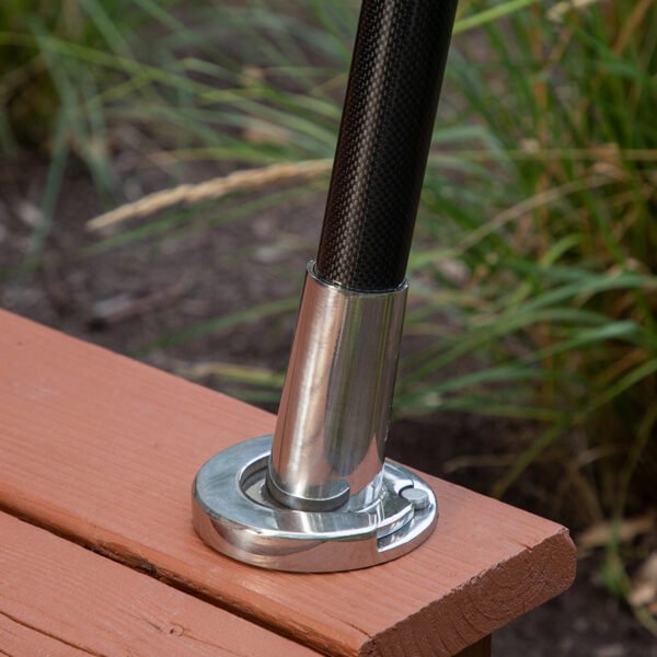 Carbiepoles Adjustable Carbon Fiber Shade Pole 38mm/1.5" Black