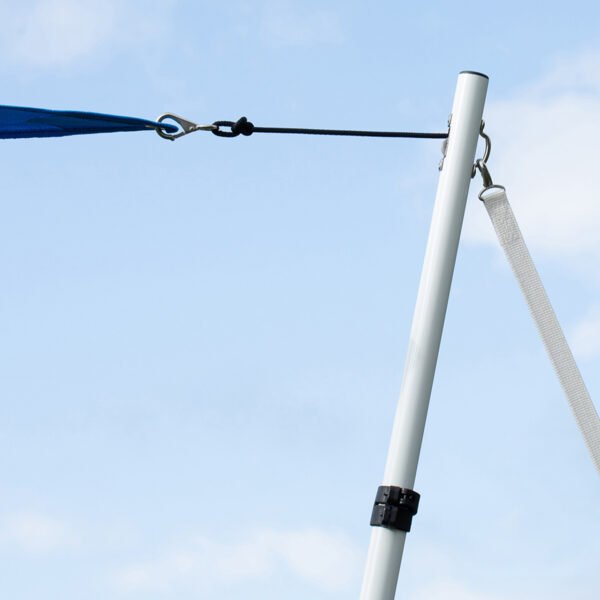 Carbiepoles Adjustable Carbon Fiber Shade Pole 38mm/1.5" White