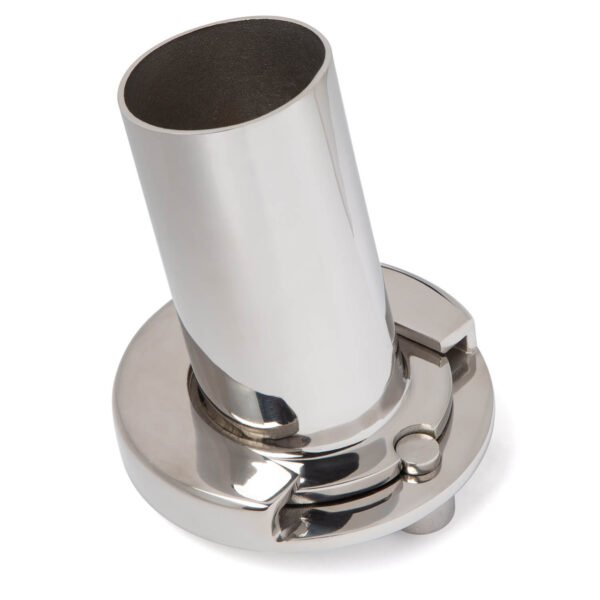 Carbiepoles™ Separating Mounting Base & Cover Plate Set 53mm/2" (Stainless Steel)